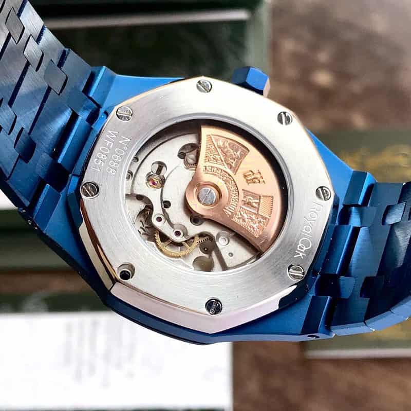 Audemars Piguet Royal Oak Double Balance Blue Skeleton Dial Automatic Firstcopy