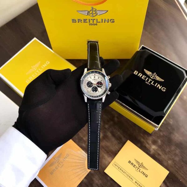 Breitling Navitimer B01 Firstcopy Grey Dial Chronograph Men's Watch