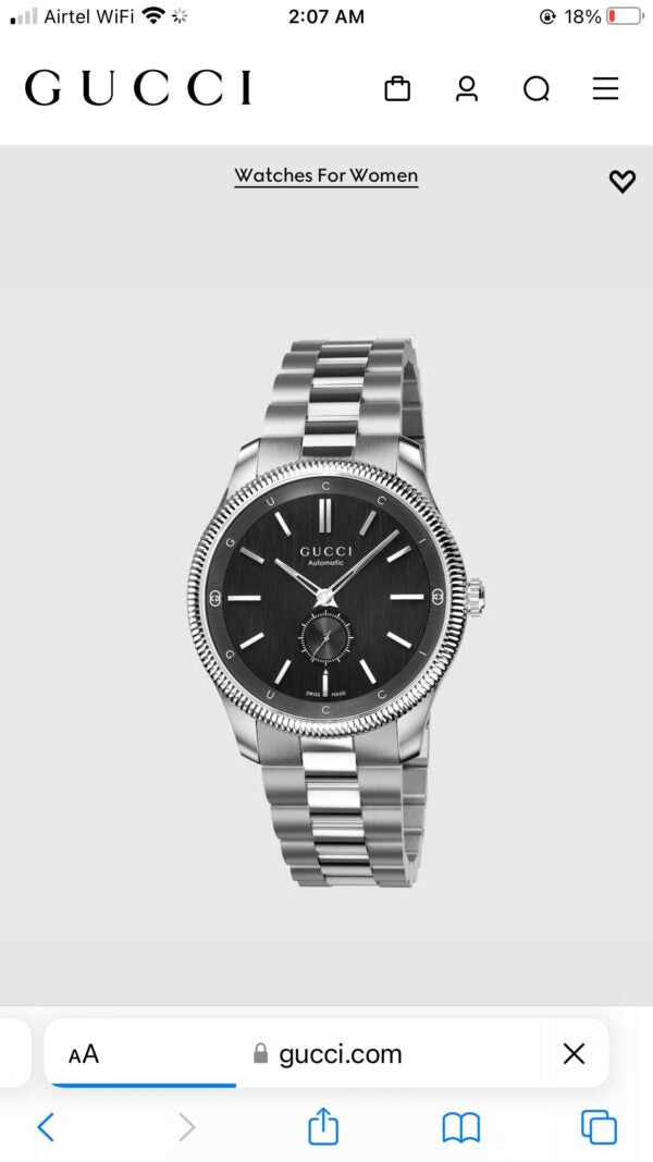 Gucci G-Timeless firstcopy 40mm Silver Black Dial Automatic Men’s Watch