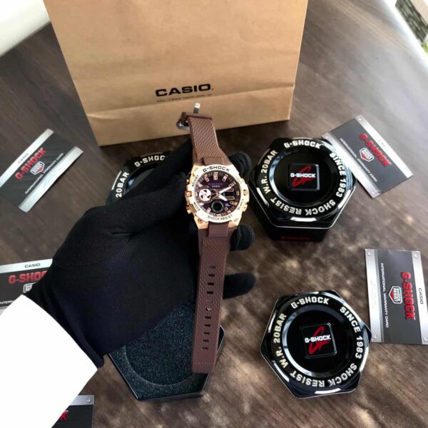 Casio G-Shock firstcopy Gravitymaster GR-B100-1A4ER Rosegold Dial Men’s Watch