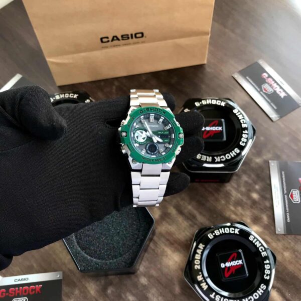 Casio G-Shock G-Steel firstcopy GST-B400 Stainless Steel Green Dial Men’s Watch