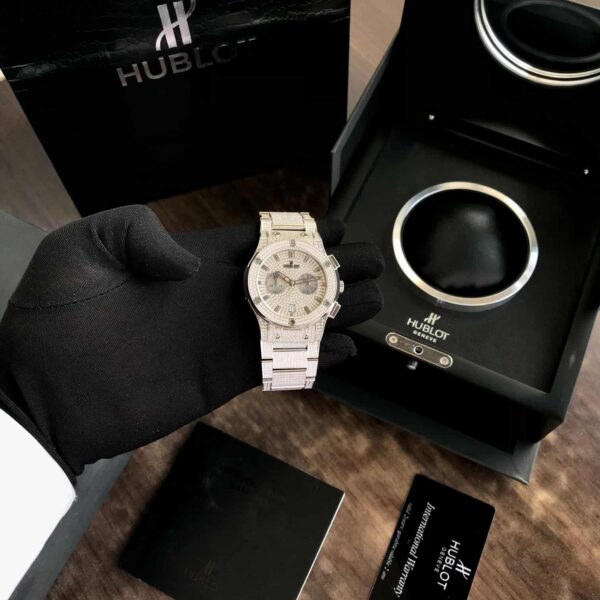 Hublot Big Bang firstcopy Full Silver Diamond Japanese Quality Men’s Watch