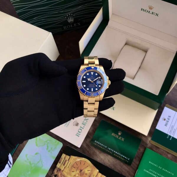 Rolex Submariner Full Gold Blue Dial Japanese Automatic firstcopy Watch