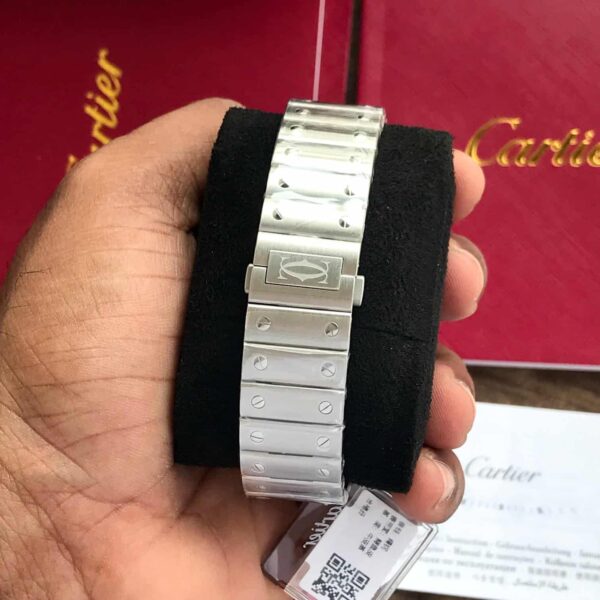 Santos De Cartier Large firstcopy Swiss ETA Automatic Men’s Watch With Interchangeable Metal & Leather Bracelet