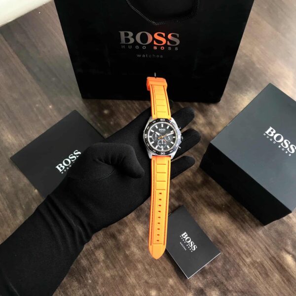 Hugo Boss 1513970 Men’s Sports Orange Silicon Firstcopy Replica Watch