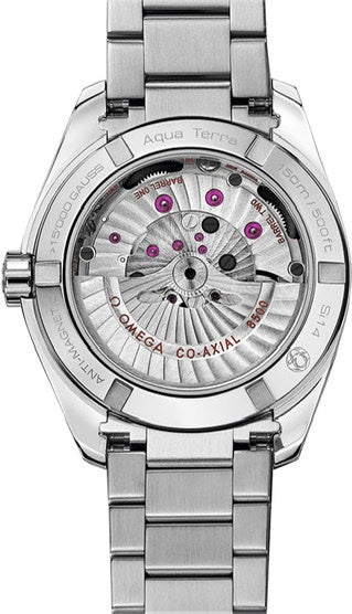 Omega Aqua Terra Blue Dial C0-Axial Master Chronometer 41mm Swiss ETA Automatic Machinery - Watch Studio