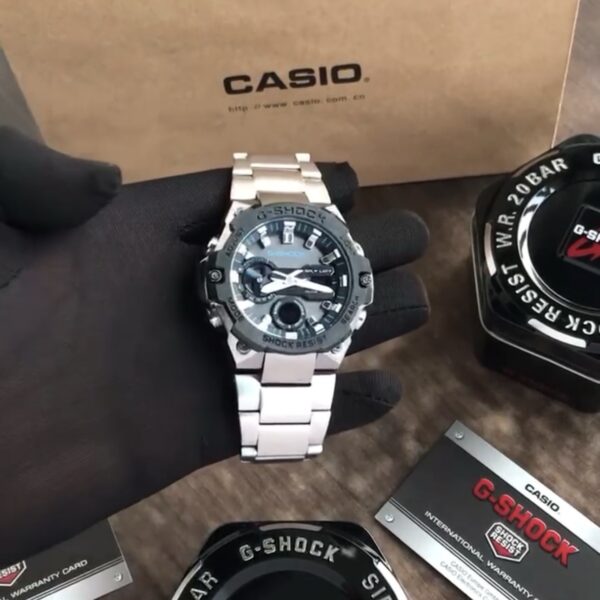 Casio G-Shock G-Steel firstcopy GST-B400 Stainless Steel Black Dial Men’s Watch