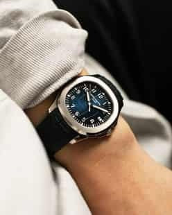 Patek Philippe Aquanaut 5168G firstcopy Silver Blue Swiss ETA Premium Men’s Watch