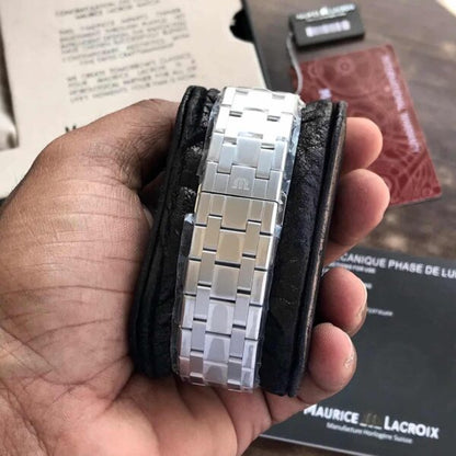 Maurice Lacroix Aikon firstcopy 40mm Quartz Stainless Steel Black Dial Men’s Watch