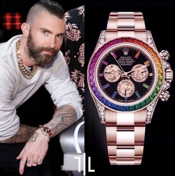 Rolex Cosmograph Daytona Rainbow Rose Gold Swiss ETA Firstcopy Watch