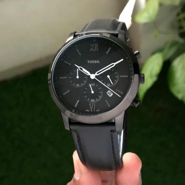 Fossil Neutra firstcopy FS5503 Chronograph Black Leather Men’s Watch