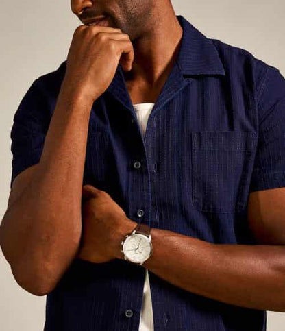 Fossil firstcopy FS5380 Silver Brown Belt Analogue Men’s Watch