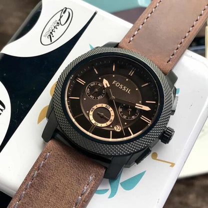 Fossil firstcopy FS5251 Brown Dial & Brown Leather Strap Men’s Watch
