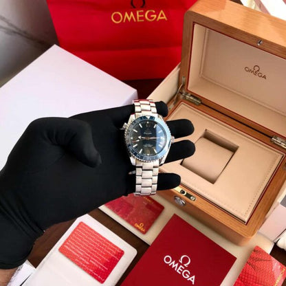 Omega Planet Ocean firstcopy GMT Silver Blue Dial Japanese Automatic Men’s Watch