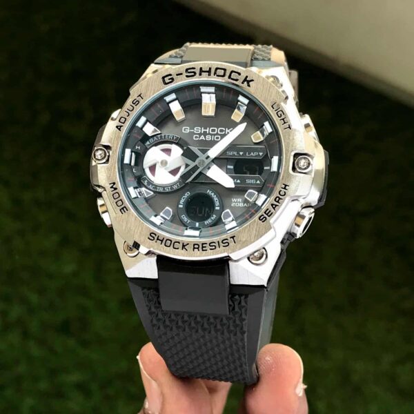 Casio G-Shock firstcopy Gravitymaster GR-B100-1A4ER Silver Black Dial Men’s Watch