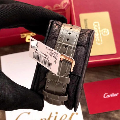 Cartier De Santos Dumont firstcopy Premium RoseGold White Dial Unisex Watch