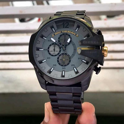 Diesel Mega Chief firstcopy DZ4379 Black & Grey Chronograph Men’s Watch