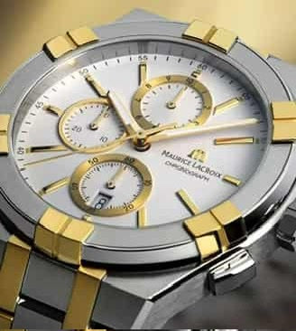 Maurice Lacroix Aikon firstcopy Two Tone Quartz Chronograph Men’s Watch