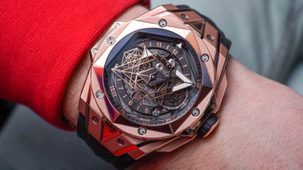 Hublot Big Bang King Sang Bleu firstcopy Rose Gold Premium Men’s Watch