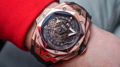 Hublot Big Bang King Sang Bleu firstcopy Rose Gold Premium Men’s Watch
