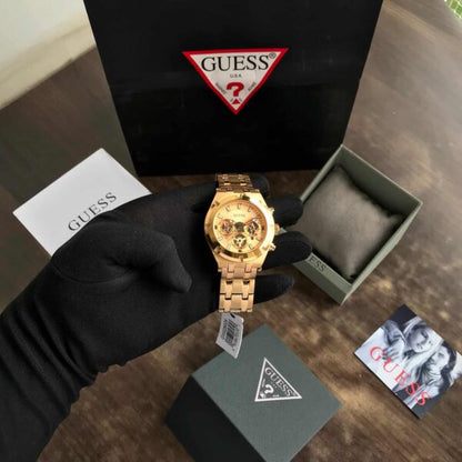 Guess GW0260G4 firstcopy Chronograph Gold Tone Stainless Steel Men’s Watch