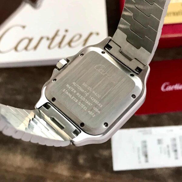 Cartier De Santos firstcopy Stainless Steel Black Dial Automatic Men’s Watch