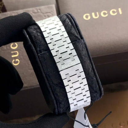 Gucci 25H firstcopy 38mm Stainless Steel Premium Black Dial Men’s Watch