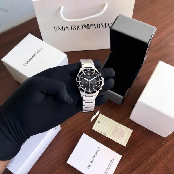 Emporio Armani AR11360 Firstcopy Black Dial Chronograph Men's Watch