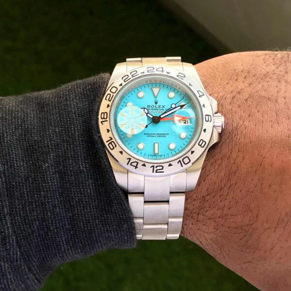 Rolex Explorer Tiffany Dial Automatic Mens Watch firstcopy