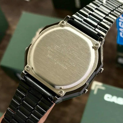 Casio Vintage firstcopy A168WGG-1B Retro Black Gunmetal Unisex Watch