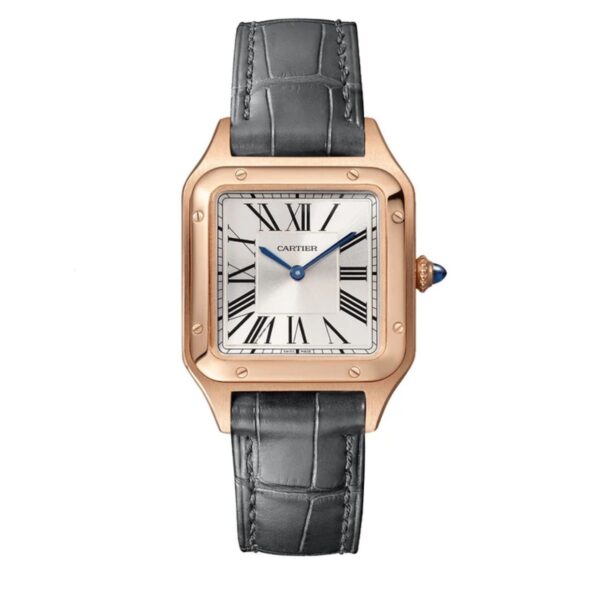 Cartier De Santos Dumont firstcopy Premium RoseGold White Dial Unisex Watch
