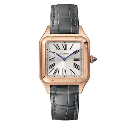 Cartier De Santos Dumont firstcopy Premium RoseGold White Dial Unisex Watch