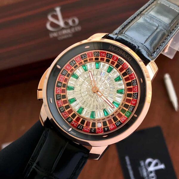 Jacob & Co Casino Tourbillon Rose Gold Men’s Sports Firstcopy Replica ETA Watch