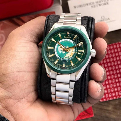 Omega Aqua Terra firstcopy 43mm GMT Worldtimer Co-Axial Automatic Men’s Watch