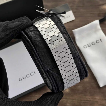 Gucci 25H firstcopy 38mm Stainless Steel Quartz Ocean Blue Dial Men’s Watch