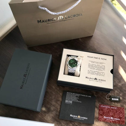 Maurice Lacroix Aikon firstcopy 40mm Quartz Stainless Steel Green Dial Men’s Watch
