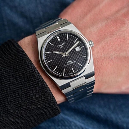 Tissot PRX Powermatic Silver Black Dial Automatic Authentic firstcopy Watch