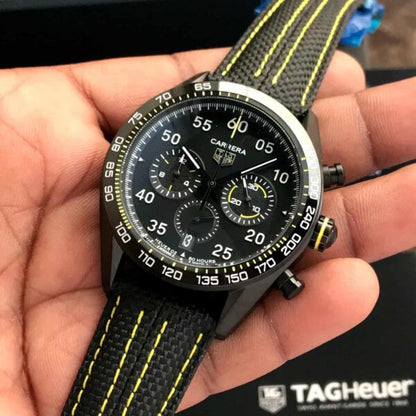 Tag Heuer Carrera X Porsche Yellow Racing Premium Mens Watch firstcopy
