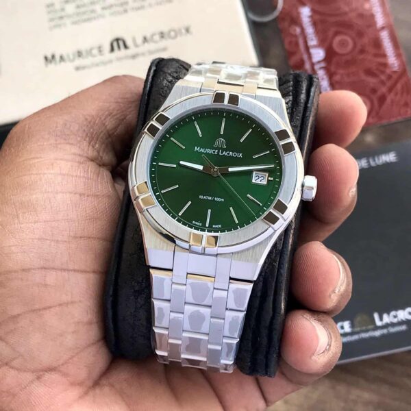Maurice Lacroix Aikon firstcopy 40mm Quartz Stainless Steel Green Dial Men’s Watch