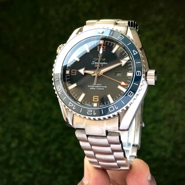 Omega Planet Ocean firstcopy GMT Silver Blue Dial Japanese Automatic Men’s Watch