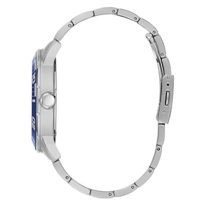 Guess W1249G2 firstcopy TREK Round Quartz Blue Dial Chronograph Men’s Watch