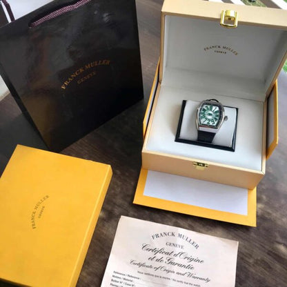 Franck Muller Vanguard firstcopy Crazy Hours Green Swiss ETA V45CHBR Automatic Men’s Watch