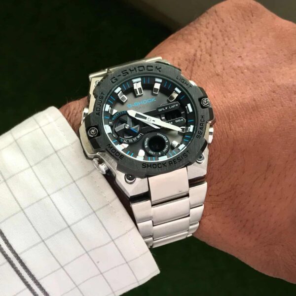 Casio G-Shock G-Steel firstcopy GST-B400 Stainless Steel Black Dial Men’s Watch