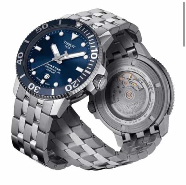 Tissot Seastar Powermatic 80 firstcopy Silver Blue Dial Automatic Men’s Watch
