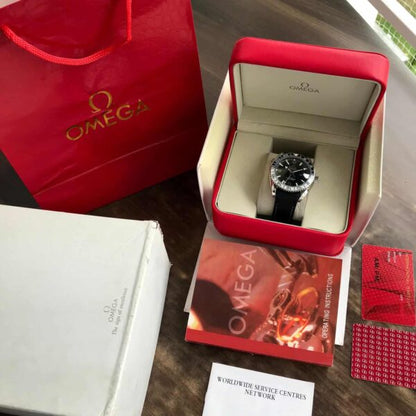 Omega Seamaster firstcopy Super Ocean GMT Premium Automatic Black Leather Men’s Watch