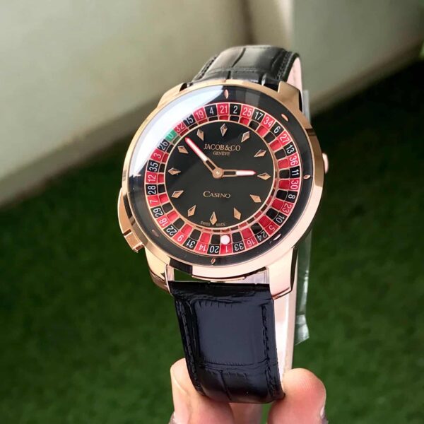 Jacob & Co Casino Tourbillon Rose Gold Men’s Sports Firstcopy Replica ETA Watch
