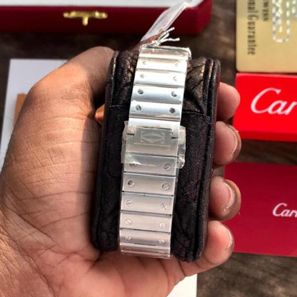 Cartier De Santos firstcopy Silver Blue Swiss ETA Automatic Men’s Watch