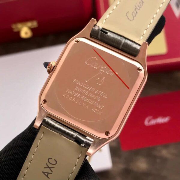 Cartier De Santos Dumont firstcopy Premium RoseGold White Dial Unisex Watch