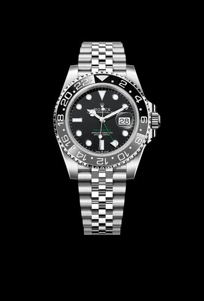 Rolex GMT Master Grey Black Dial Automatic Mens Watch firstcopy
