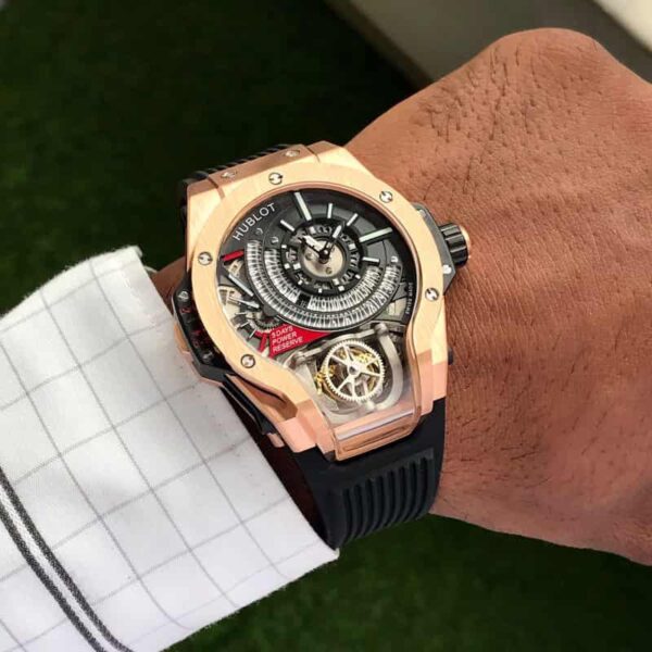 Hublot MP-09 Tourbillon firstcopy Bi-Axis King Rosegold Black Dial Men’s Watch